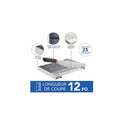 Swingline - ClassicCut 1225G Trimmer à guillotine de 12 po avec EdgeGlow-La surface en verre trempé durable est imprimée avec des guides d'alignement pour aider à améliorer la précision de la coupe