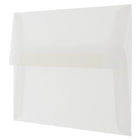 JAM Paper Enveloppes translucides A6, incolore, 250/paquet-Intérieur vierge où écrire un mot personnalisé