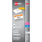 Avery - 74466 Badges avec pinces-Avec pinces