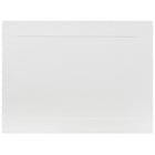 Jam Paper Cartes vierges avec cadre, 4 5/8 x 6 1/4 po, blanc, 200/pqt-Blanc