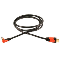 Electronic Master – Câble HDMI mâle à mâle 90 degrés de 12 pi (emballage-coque), 3,1 x 5,5 x 7,1 po, noir-Résolution HD intégrale 1080p et au-delà