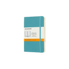 Moleskine – Carnet Classic, ligné, couverture souple avec poche, bleu récif, 3,5 po x 5,5 po-192 pages, papier de couleur ivoire, 3,5 po x 5,5 (po)