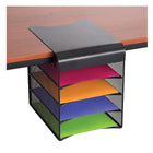 Organisateurs suspendus Safco® Onyx - horizontal - noir-organisateur horizontal format lettre
