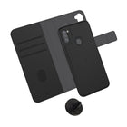 Étui Portefeuille LBT Samsung A11 Switch - Noir-Aimant détachable: le boîtier intérieur et le portefeuille sont faciles à combiner et peuvent être retirés avec la même facilité grâce à l'aimant.