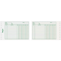 Blueline - Feuilles de rechange pour système de mini registre BS55-Feuilles de rechange pour système de mini registre B055, 5 1/2 po x 8 1/2 po
