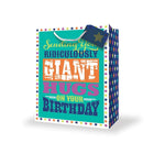 MillBrook Sacs-cadeaux Extra-Jumbo Fête Général, caisse de 12 (47931)-Général Cadeau D'Anniversaire Sac