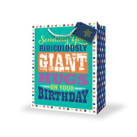 MillBrook Sacs-cadeaux Extra-Jumbo Fête Général, caisse de 12 (47931)-Général Cadeau D'Anniversaire Sac