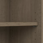 Bush Furniture - Bibliothèque haute à 5 tablettes Cabot - Gris cendré-Bois d’ingénierie en Gris cendré