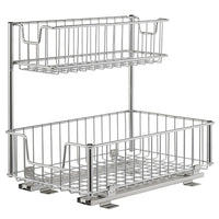 Rangement coulissant pour dessous d’évier TRINITY (TBFC-2204)-Fini chromé