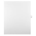 Mark Maker – Onglets séparateurs juridiques blancs, 1/25 onglets, format lettre, sans trous, numéro 112, 25/paquet-Onglets séparateurs blancs, 1/25 onglets