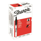 Sharpie − Marqueurs permanents − rétractable − pointe fine − noir − paquet de 12-Pas de capuchon, pas de souci − il suffit de cliquer