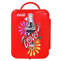 Coca-Cola - Mini réfrigérateur 6 canettes refroidisseur/réchaud Série 1971 paix-Célébrez le 50e anniversaire de la campagne unité "I'd like to buy the world a Coke!"