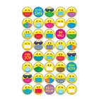 TREND enterprises, Inc., Autocollants superShapes, 320 autocollants par paquet-Dessin de visage souriant / modèle emoji
