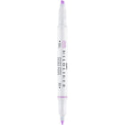 Zebra - Surligneur Mildliner à double extrémité - Lilas-L’encre résistante à l’eau est translucide et excellente pour la superposition