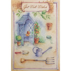 Rosedale – Cartes de souhaits et enveloppes masculines « Get Well » 5 1/2 x 8 po, 12/paquet (17257)-Imprimé sur du papier cartonné non couché de haute qualité
