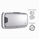 Purificateur d’air Fellowes AeraMax Pro PureView AM 4 PC, inox-Le seul purificateur d’air qui réagit automatiquement au taux d’occupation et au niveau de qualité de l’air et qui vous indique ensuite quand l’air est pur.