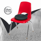 Bouncyband Coussin sensoriel Little Wiggle Seat, Gris Foncé-Vient gonflé et la fermeté peut être personnalisée