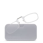 ThinOptics 1.0 Claire Lecteur avec Pod Blanc Universel - Claire-Le produit comprend les lunettes de lecture ThinOptics et l'étui universel avec un adhésif sans résidu à coller sur votre téléphone / étui ou toute autre surface dure et plate