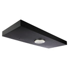 Kiera Grace - Tablette flottante Stockholm Aberg avec lumière à DEL - noir, 24 po, fini mat-Mesure: l'étagère flottante noire mesure 9,25 "L x 23,6" L x 1,5 "H et peut contenir jusqu'à 10 livres de luminaires décoratifs