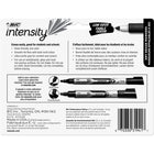 BIC - Marqueurs Great Erase Grip à effacement sec - pointe arrondie - couleurs variées - Paquet de 6-Bonne fluidité de l’encre avec des couleurs vives et intenses
