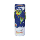 Crocodile Creek - Carte du monde Puzzle 200 pièces et affiche assortie-Casse-tête 200 pièces