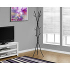 Monarch Specialties - 2062 Patere - Metal Martele Noir-Dimensions : 19 long. x 19 larg. x 74 haut. (po)
