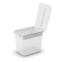 Curver - Latchmate+ - Transparente - 26 qt-Transparente / blanche, plastique