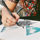 Sharpie® – Stylo à pointe fine, noir, 2/paquet-Pointe en plastique unique assurant une grande durabilité ainsi qu’une excellente uniformité d’écriture