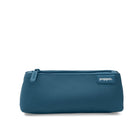Poppin - Pochette à Crayons - Bleu Ardoise-L'intérieur est entièrement doublé de coton pour une touche de couleur contrastée