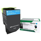 Lexmark - Cartouche de toner CS/X317/417/517, programme de retour, cyan (71B10C0)-Cyan