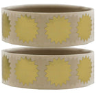 Jam Paper Sceaux autocollants ronds gaufrés avec bords dentelés, 3/4 po, or, paquet de 200-Doré