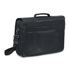 Mancini – Mallette Porthole pour portatif de 15,6 po 99-5465 avec pochette sécurisée RFID, 16 x 4 x 11 po, noir-Dimensions : 11 x 16 x 4 po