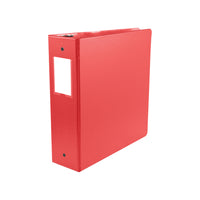 Staples - Reliure à 3 anneaux ronds 3 po économique - rouge-Reliure à 3 anneaux de rangement