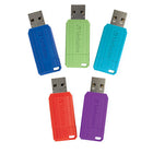 Verbatim - Clé USB 2.0 16 Go à rayures - paquet de 5 -Ces clés USB intègrent également la protection antimicrobienne Microban, qui permet de lutter contre la prolifération des bactéries.
