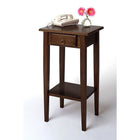 Winsome – Table d’appoint Regalia avec tiroir/tablette, fini noyer antique-Assemblage nécessaire