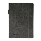 Cahier Bungee avec boucle pour stylo de Cambridge – 192 pages – Gris clair (590015)-Pages blanches de 8 x 5 1/2 po