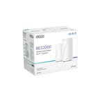 TP-Link - Deco BE85 Système WiFi 7 BE19000 Tri-Bande Très Haut Débit - 2 Pack-Connectivité 10G par fibre et Ethernet