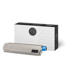 Premium Tone - Okidata 45862827 Cartouche de toner Compatible, Noir-Noir