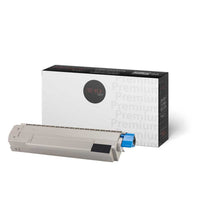 Premium Tone - Okidata 45862827 Cartouche de toner Compatible, Noir-Noir