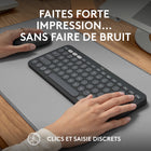 Logitech - Pebble 2 Combo, clavier et souris sans fil, discrets et portables, personnalisables, Logi Bolt, Bluetooth - Graphite-Emballage de source responsable: l'emballage du Pebble 2 Combo (y compris l'emballage du produit) provient de forêts certifiées FSC et d'autres sources contrôlées, certification "neutre en carbone"
