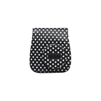 Fujifilm - Étui pour caméra Instax Mini 9 Groovy, motif à pois-Motif à pois noir/blanc