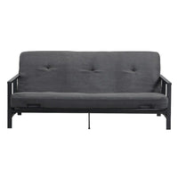 Harlow Métal Arm Full Size Futon, gris-1