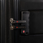 Air Canada - Valise rigide à roulettes pivotantes de 28 po Optimum Collection - Noir-Protections latérales pour les pieds en caoutchouc