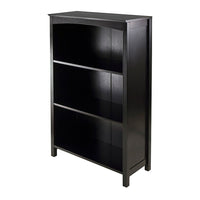 Winsome – Étagère de rangement Terrace à 4 niveaux, fini espresso-Étagère de rangement Terrace à 4 niveaux/Collection étagère à livres est idéale en utilisation seule ou combinée à des paniers afin de créer un espace pour vos articles préférés