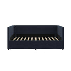 Lit de jour Urban avec espace de rangement, Linge bleu-4