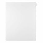 Mark Maker – Onglets séparateurs juridiques blancs, 1/15 onglets, format lettre, sans trous, numéro 76, 25/paquet-Onglets séparateurs blancs, 1/15 onglets