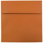 JAM Paper Enveloppes carrées format invitation avec fermeture gommée, 8 1/2 x 8 1/2 po, orange foncé, 1000/paquet-Orange foncé