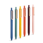 Stylos gel luxe rétractables – assortis – encre noire – paquet de 12-Stylo gel luxe rétractable