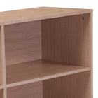 Flash Furniture – Étagère de 24 po, série Hercules, chêne (NANJH1764)-Quatre compartiments de rangement ouvert