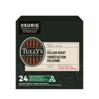 Tully's - Café très corsé de torréfaction italienne, capsules K-Cup - paquet de 24-Torréfaction : extra corsé
